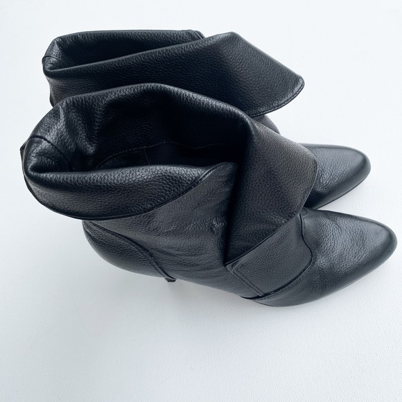 Report Genuine Leather Ankle Fold Down Boots Size 10 - Picture 8 of 9